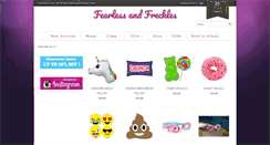 Desktop Screenshot of fearlessandfreckles.com